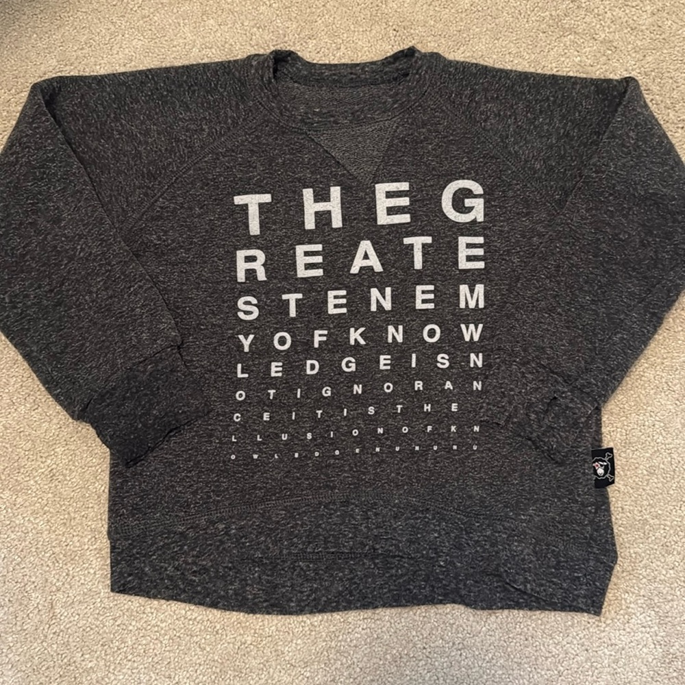 NUNUNU Eye Exam Sweatshirt